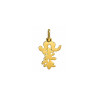 Pendentif idéogramme chinois taureau – Or 9 carats jaune ou gris – Artisanat français depuis 1954 