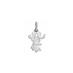 Pendentif idéogramme chinois taureau – Or 9 carats jaune ou gris – Artisanat français depuis 1954 
