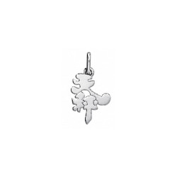 Pendentif idéogramme chinois balance – Or 9 carats jaune ou gris – Artisanat français depuis 1954 