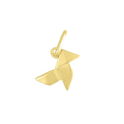 Pendentif cocotte en papier  – Or 9 carats jaune ou gris – Artisanat français depuis 1954 