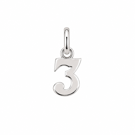 Pendentif chiffre 3 - Argent – Artisanat Français depuis 1954 