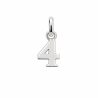 Pendentif chiffre 4 - Argent – Artisanat Français depuis 1954 