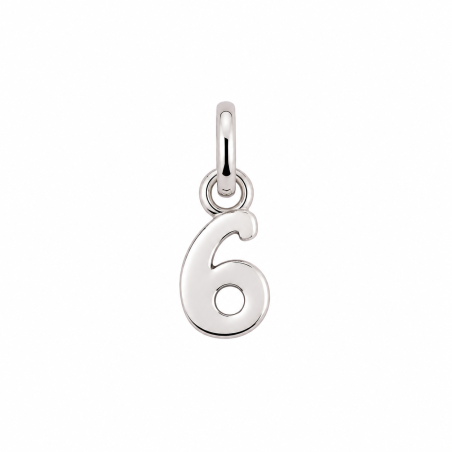 Pendentif chiffre 6 - Argent – Artisanat Français depuis 1954 