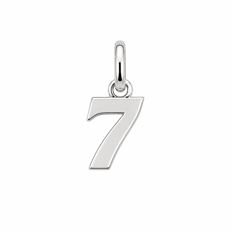 Pendentif chiffre 7 - Argent – Artisanat Français depuis 1954 