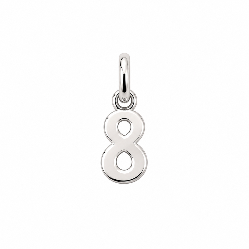 Pendentif chiffre 8 - Argent – Artisanat Français depuis 1954 