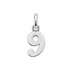 Pendentif chiffre 9  – Or 9 carats jaune ou gris – Artisanat français depuis 1954 