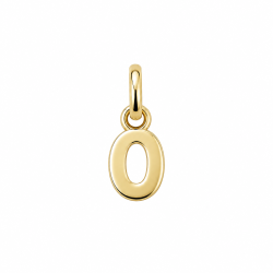 Pendentif chiffre 0  – Or 18 carats jaune ou gris – Artisanat français depuis 1954 