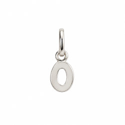 Pendentif chiffre 0  – Or 18 carats jaune ou gris – Artisanat français depuis 1954 