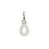Pendentif chiffre 0  – Or 18 carats jaune ou gris – Artisanat français depuis 1954 