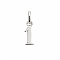 Pendentif chiffre 1  – Or 18 carats jaune ou gris – Artisanat français depuis 1954 