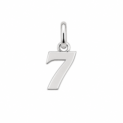 Pendentif chiffre 7  – Or 18 carats jaune ou gris – Artisanat français depuis 1954 
