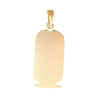 Pendentif cartouche Egyptien - plaqué Or jaune - Atelier 1924 - Patrimoine Vivant Français