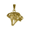 Pendentif champignon girolles - plaqué Or jaune ou rose - Atelier 1924 - Patrimoine Vivant Français
