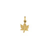 Pendentif feuille d'érable – Or 9 carats jaune ou gris – Atelier 1924 - Patrimoine Vivant Français