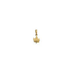  Pendentif feuille de platane - plaqué Or jaune ou rose - Atelier 1924 - Patrimoine Vivant Français Couleur Or:Jaune