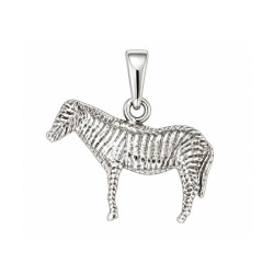 Pendentif zèbre – Argent – Atelier 1924 – Patrimoine Vivant Français 
