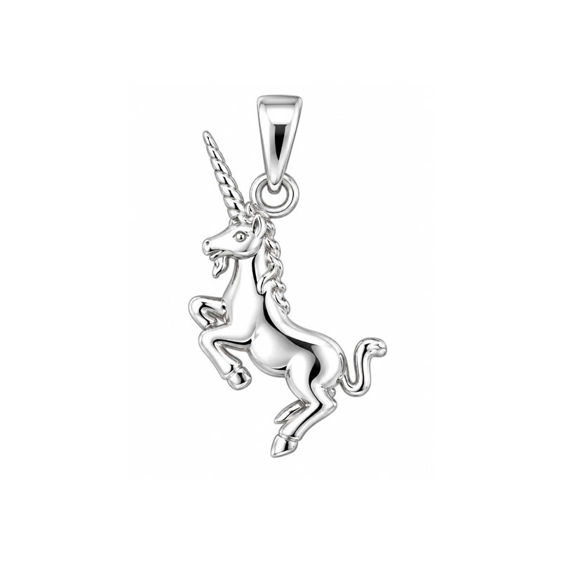 Pendentif Licorne – Argent – Atelier 1924 – Patrimoine Vivant Français 