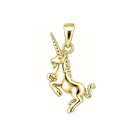 Pendentif Licorne   – Or 18 carats jaune, gris ou rose – Atelier 1924 - Patrimoine Vivant Français Couleur Or:Jaune