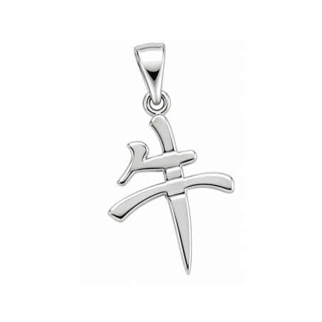 Pendentif signe chinois Buffle - Argent - Atelier 1924 - Patrimoine Vivant Français
 