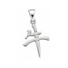 Pendentif signe chinois Buffle - Argent - Atelier 1924 - Patrimoine Vivant Français
 