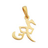 Pendentif signe Chinois lièvre - Or 18 carats jaune, gris ou rose – Atelier 1924 - Patrimoine Vivant Français 