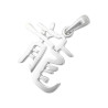 Pendentif signe chinois dragon - Argent - Atelier 1924 - Patrimoine Vivant Français 