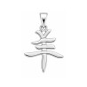 Pendentif signe chinois Chèvre - Argent - Atelier 1924 - Patrimoine Vivant Français 