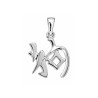 Pendentif signe chinois chien - Argent - Atelier 1924 - Patrimoine Vivant Français 