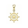 Pendentif Dharmachakra -  Roue du Dharma - Or 9 carats jaune ou gris - Atelier 1924 - Patrimoine Vivant Français 