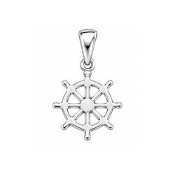 Pendentif Dharmachakra – Roue du Dharma – Argent – Atelier 1924 – Patrimoine Vivant Français 