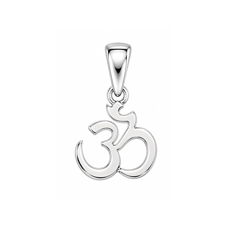 Pendentif signe Om -  Argent – Atelier 1924 – Patrimoine Vivant Français 