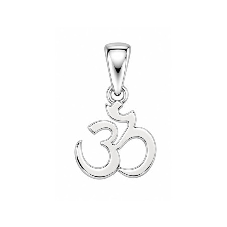 Pendentif signe Om -  Argent – Atelier 1924 – Patrimoine Vivant Français 