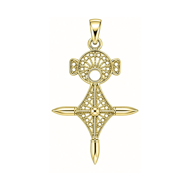 Croix du sud filigrane - Or 14 carats jaune ou gris - Atelier 1924 - Patrimoine Vivant Français 