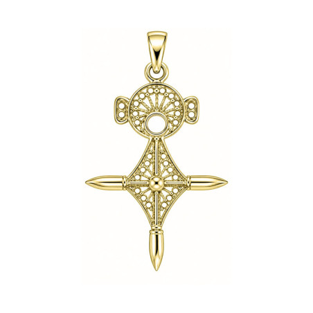 Croix du sud filigrane - plaqué Or jaune ou rose - Atelier 1924 - Patrimoine Vivant Français 