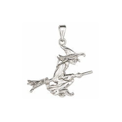 Pendentif sorcière – Argent – Atelier 1924 – Patrimoine Vivant Français 