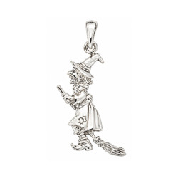 Pendentif sorcière – Argent – Atelier 1924 – Patrimoine Vivant Français 