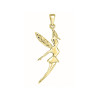 Pendentif fée Or 9 carats - Or 9 carats jaune ou gris - Atelier 1924 - Patrimoine Vivant Français 