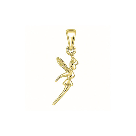 Pendentif fée - plaqué Or jaune ou rose - Atelier 1924 - Patrimoine Vivant Français 