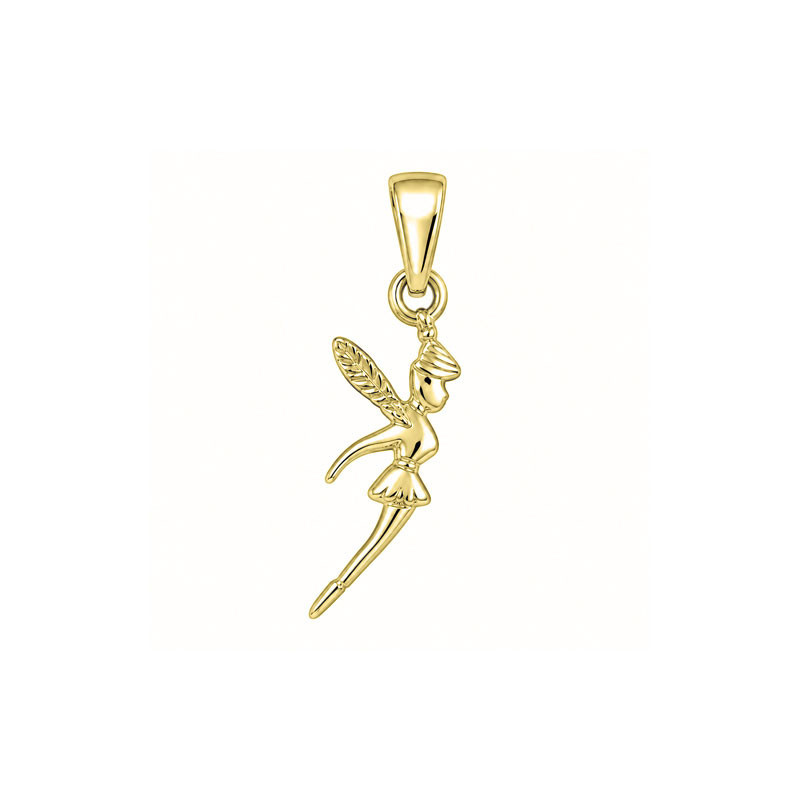 Pendentif fée - Or 14 carats jaune ou gris - Atelier 1924 - Patrimoine Vivant Français 
