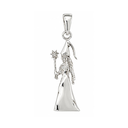 Pendentif fée ou magicienne - Argent - Atelier 1924 - Patrimoine Vivant Français 