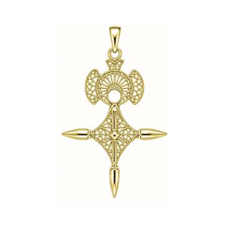 Croix du sud filigrane - Or 9 carats jaune ou gris - Atelier 1924 - Patrimoine Vivant Français 