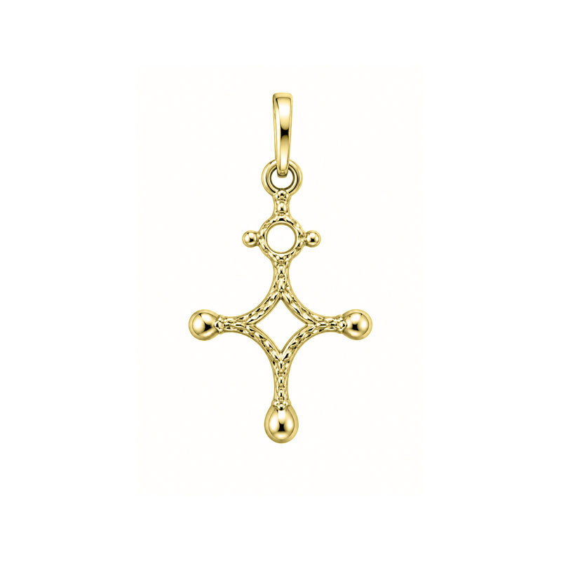 Croix du sud - Or 14 carats jaune ou gris - Atelier 1924 - Patrimoine Vivant Français 