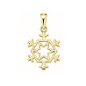 Pendentif flocon de neige - Or 18 carats jaune, gris ou rose – Atelier 1924 - Patrimoine Vivant Français 