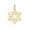 Pendentif flocon de neige - Or 9 carats jaune ou gris - Atelier 1924 - Patrimoine Vivant Français 