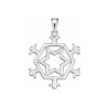 Pendentif flocon de neige - Argent - Atelier 1924 - Patrimoine Vivant Français 