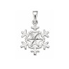 Pendentif flocon de neige - Argent - Atelier 1924 - Patrimoine Vivant Français 