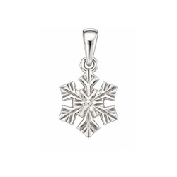 Pendentif flocon de neige - Argent - Atelier 1924 - Patrimoine Vivant Français 