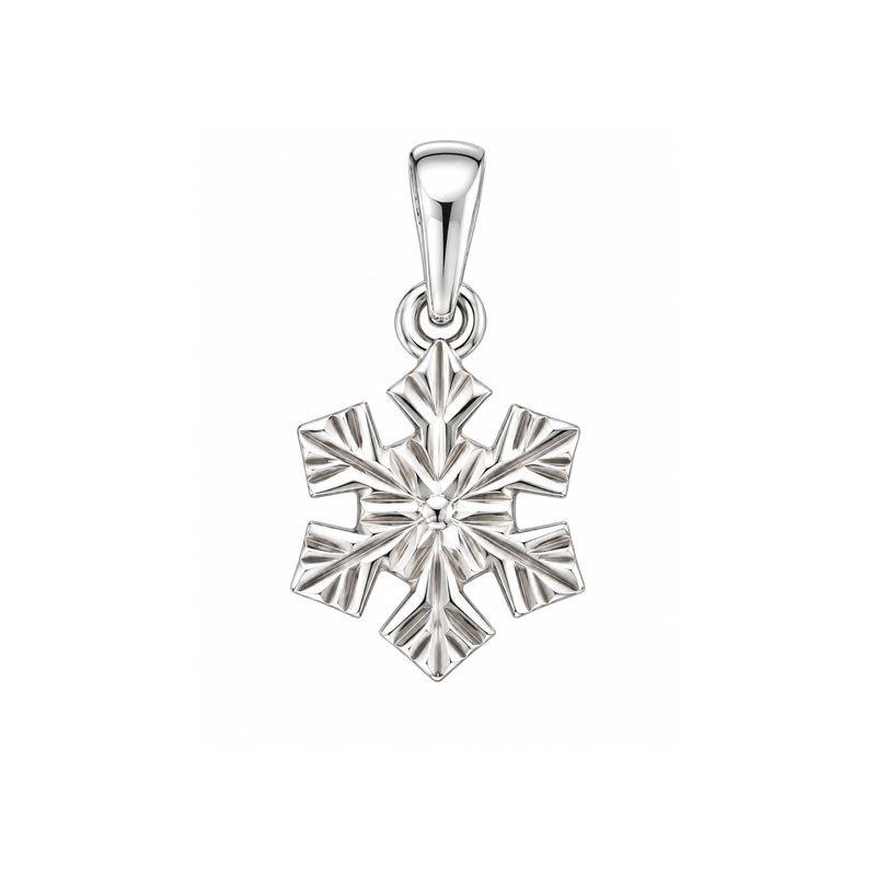 Pendentif flocon de neige - Argent - Atelier 1924 - Patrimoine Vivant Français 