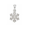 Pendentif flocon de neige - Argent - Atelier 1924 - Patrimoine Vivant Français 