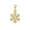 Pendentif flocon de neige - Or 18 carats jaune, gris ou rose – Atelier 1924 - Patrimoine Vivant Français 